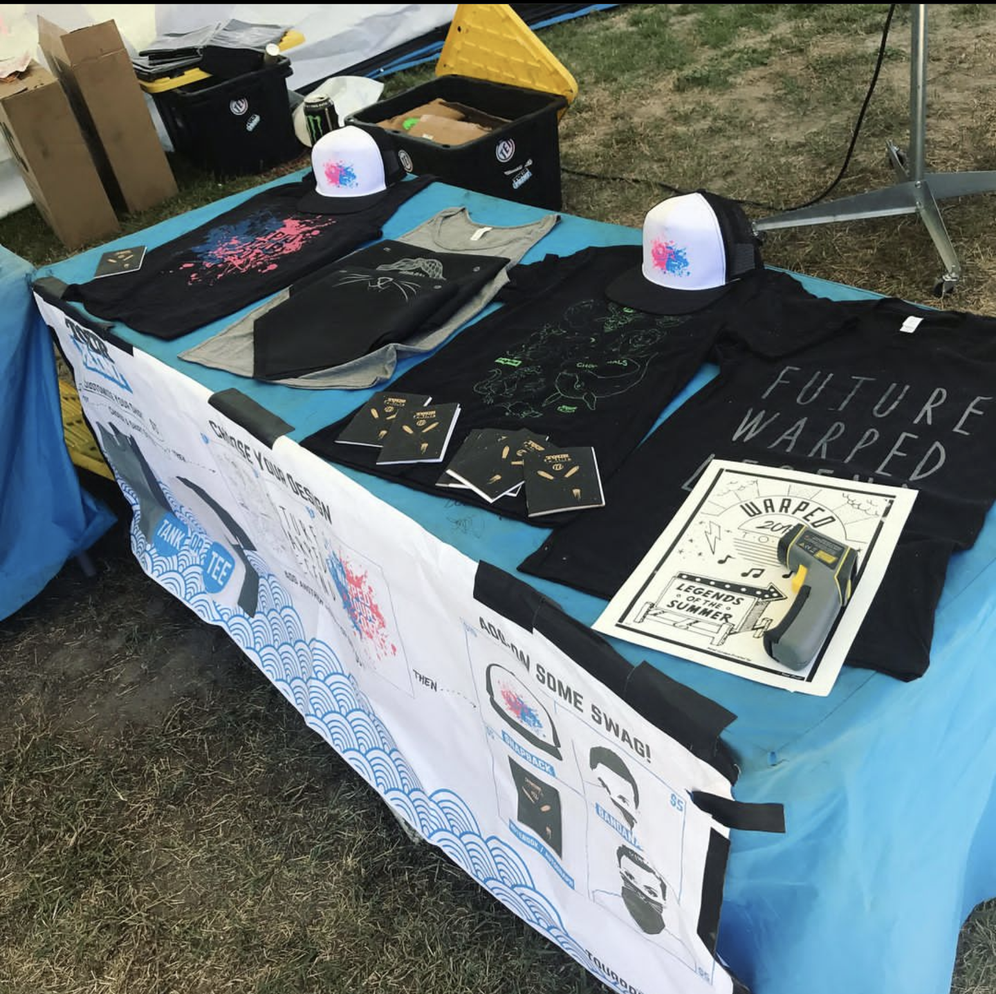 Tour Print Vans Warped Tour 2016 set up