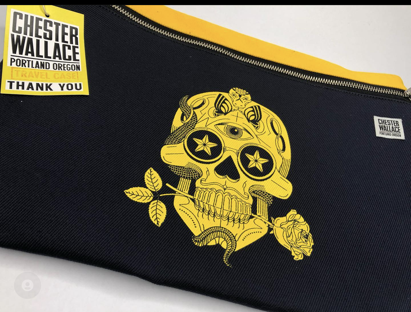 Chester Wallace Day of the Dead screen printed merch
