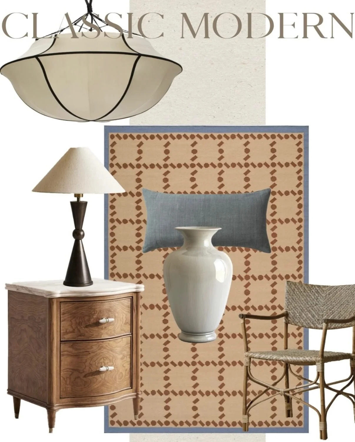 Classic modern design is all about marrying old and new but balance matters 

The key is restraint. 

Fewer pieces, stronger forms, and a thoughtful contrast between traditional foundations and modern elements create spaces that feel effortless and e