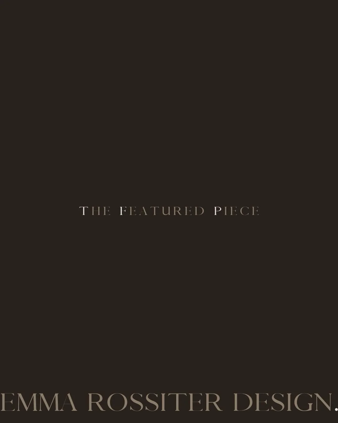 THE FEATURED PIECE 

A weekly selection of furniture and objects worth noting.

Defined by form, material, and craftsmanship 

#interiordesign#furnituredesign#designedit#thefeaturedpiece#designinspiration#crafteddesign#materiality