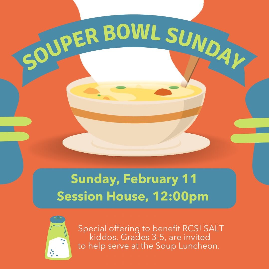 We are grateful for the work that @rcs_newbern does in our community. Help us support their ministry and sample some delicious soups!