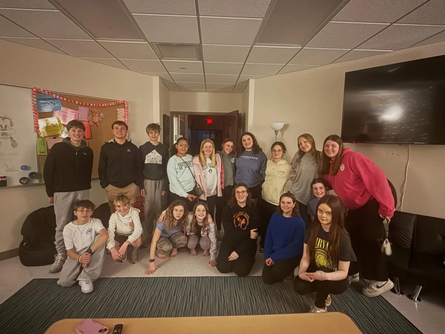 First Pres and Christ Church Youth had a blast last night in spite of our rained out plans!! It is always good to be together. Legend has it the Grogs only won once&hellip;. And the ping pong competition was FIERCE. 🔦🏓 A special thanks to Ms. Steph