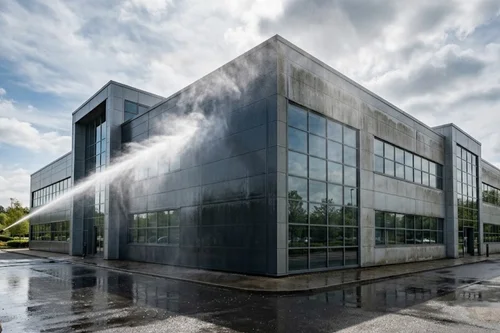 Commercial Building Washing