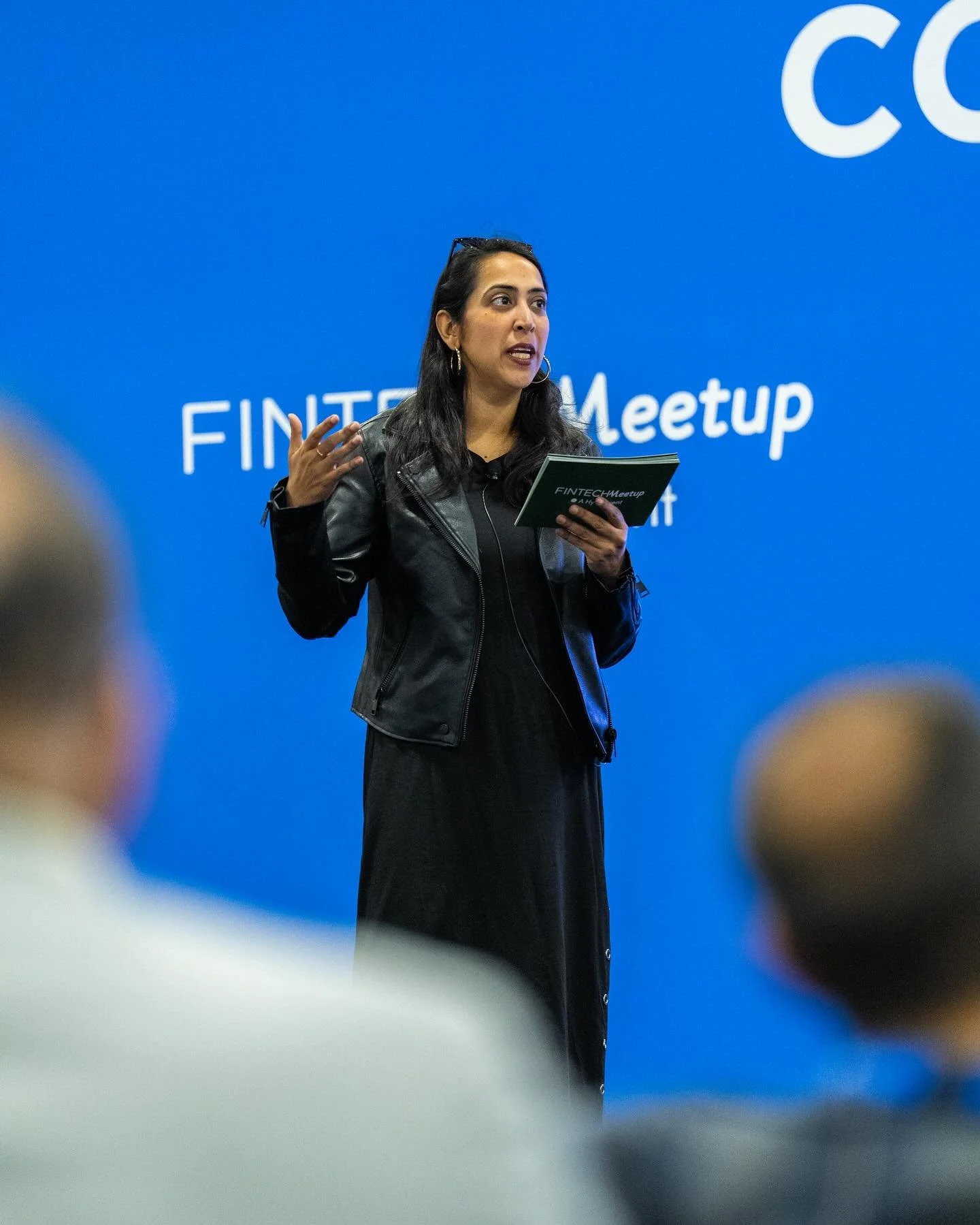 Our client @whattahirasees takes the @fintechmeetup stage! 🎉 Love to see @resiliencevc&rsquo;s co-founder and co-managing partner absolutely crushing it &amp; shining bright as an industry leader and fintech-for-good focused investor. 🙌