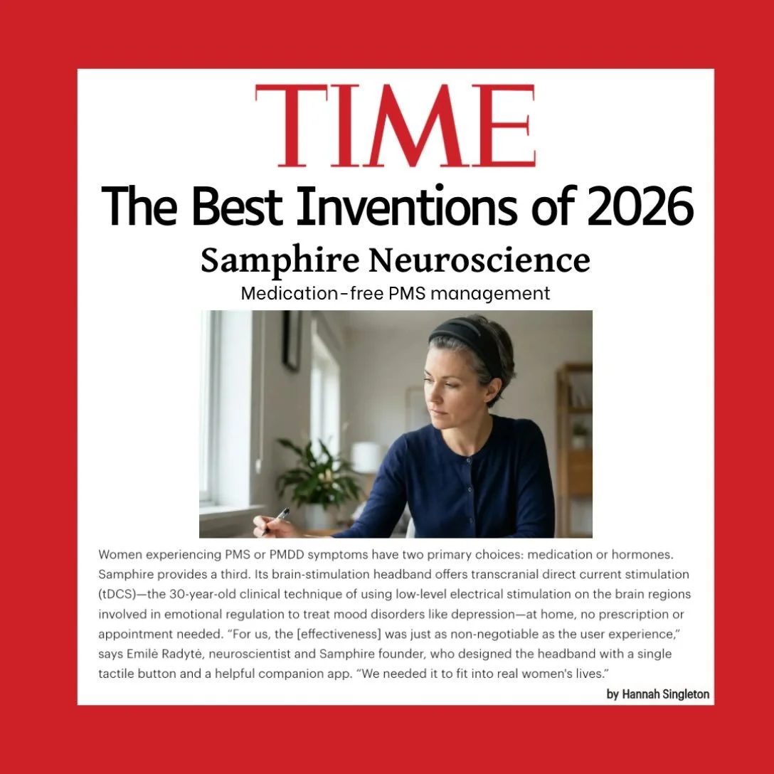 A MAJOR congratulations to @samphireneuro on being named one of @time &lsquo;s Best Inventions of 2026 in the health &amp; wellness category! 🏆 We&rsquo;re so proud to see Founder &amp; CEO @dr.em.neuroscientist and the entire team&rsquo;s mission o