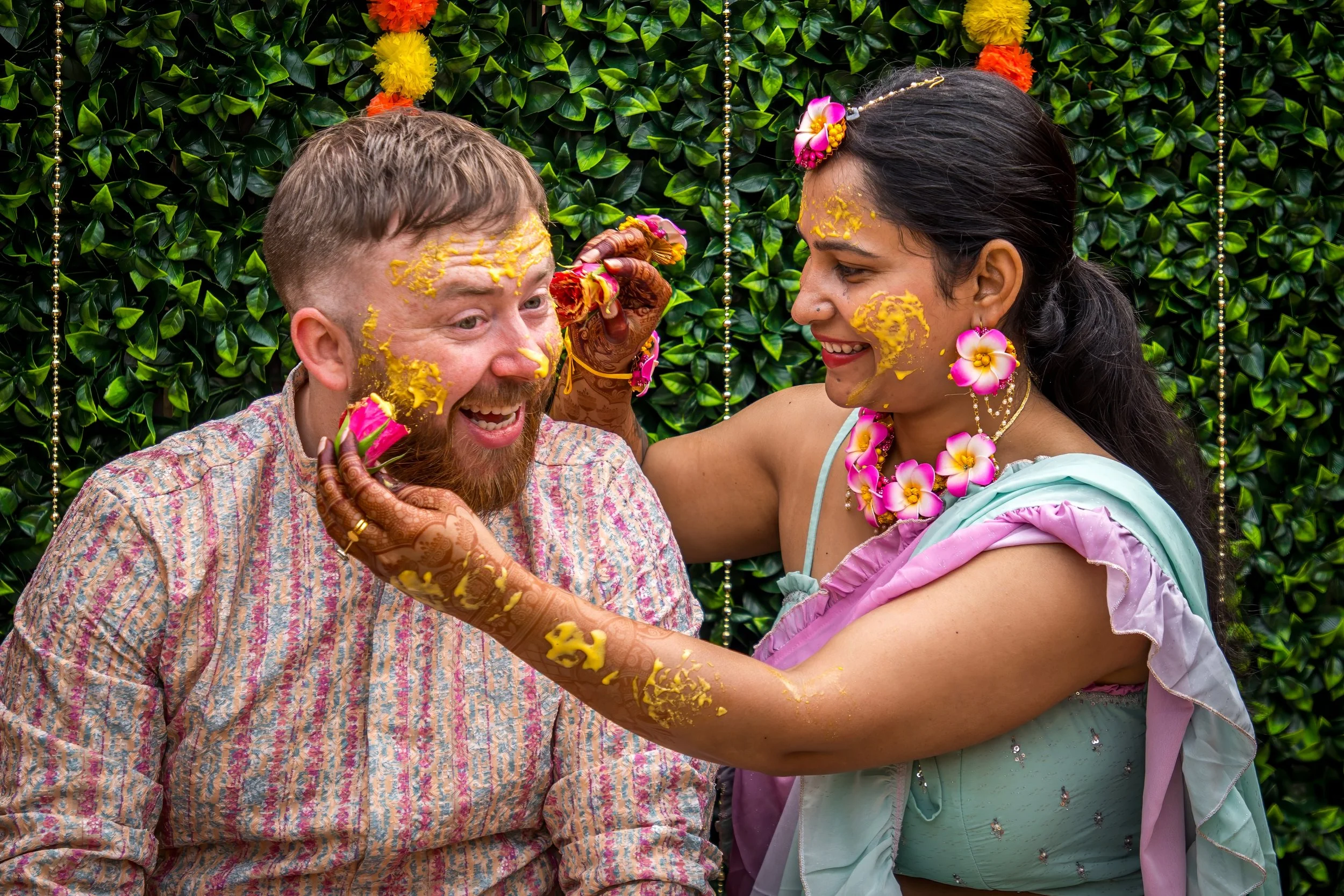 Surbhi and Dale’s Wonderful Haldi Ceremony