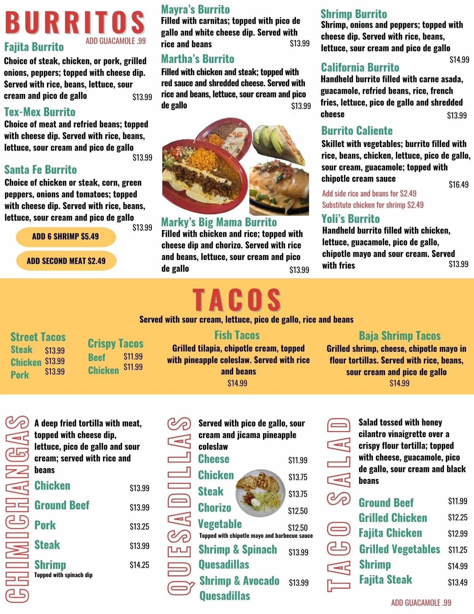 Food — Chelly's Cafe