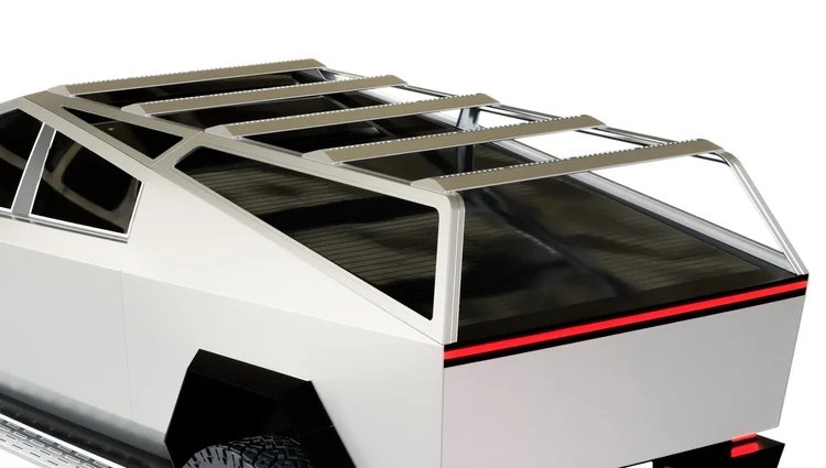 Cybertruck Full Roof Racks — CYBERRAK