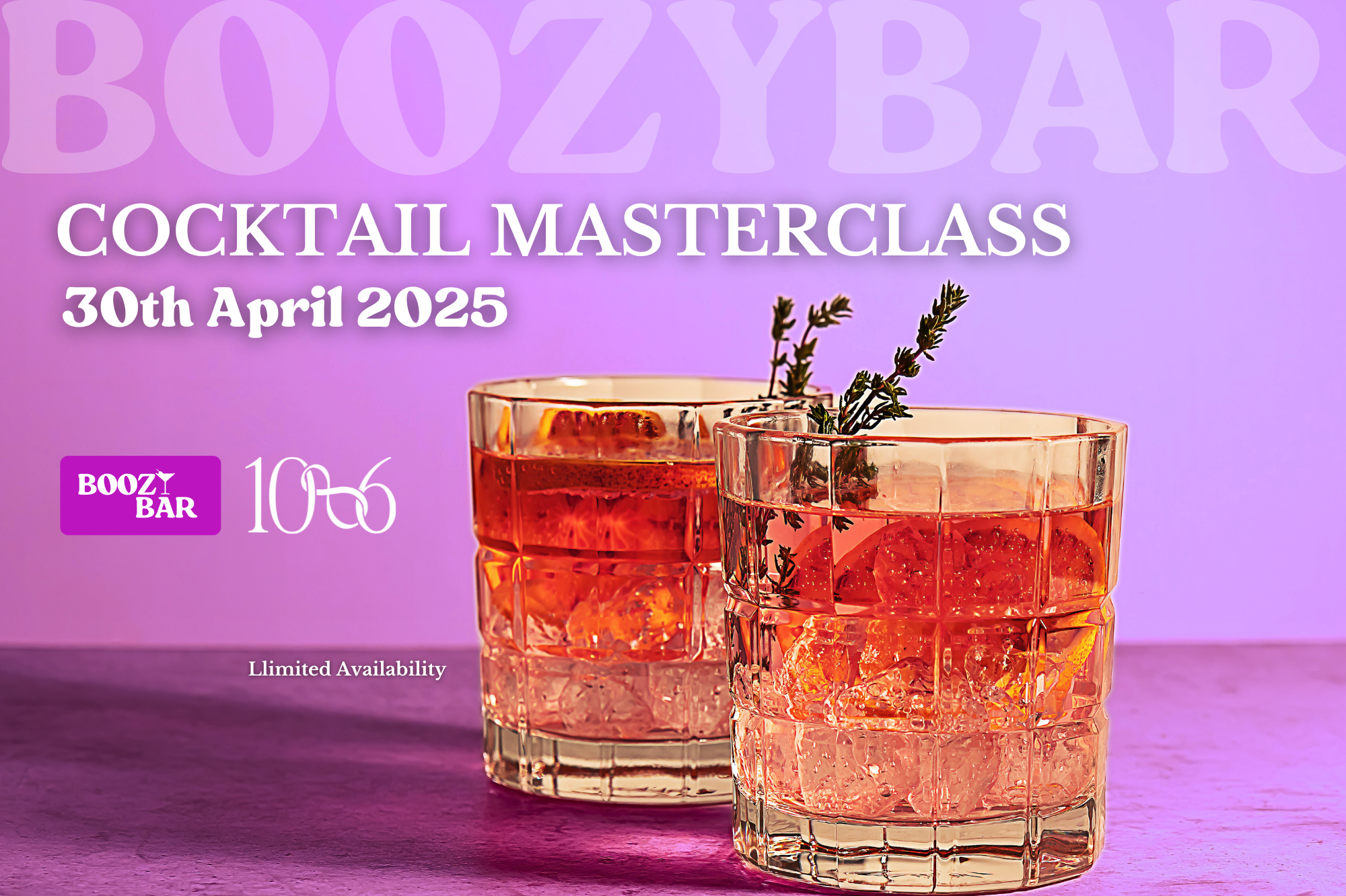 Cocktail Masterclass @ 1086 Wine Bar - 30th April