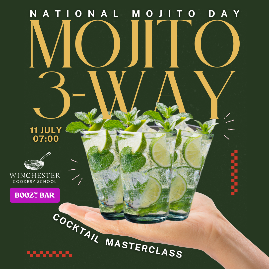 Mojito 3-Way Cocktail Masterclass at Winchester Cookery School - 11th July 2026