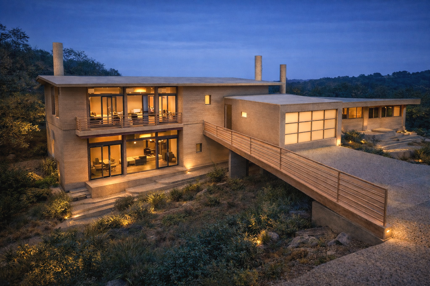 AKDA Architects | Pacific Palisades Hillside Home Design — AKDA Architects