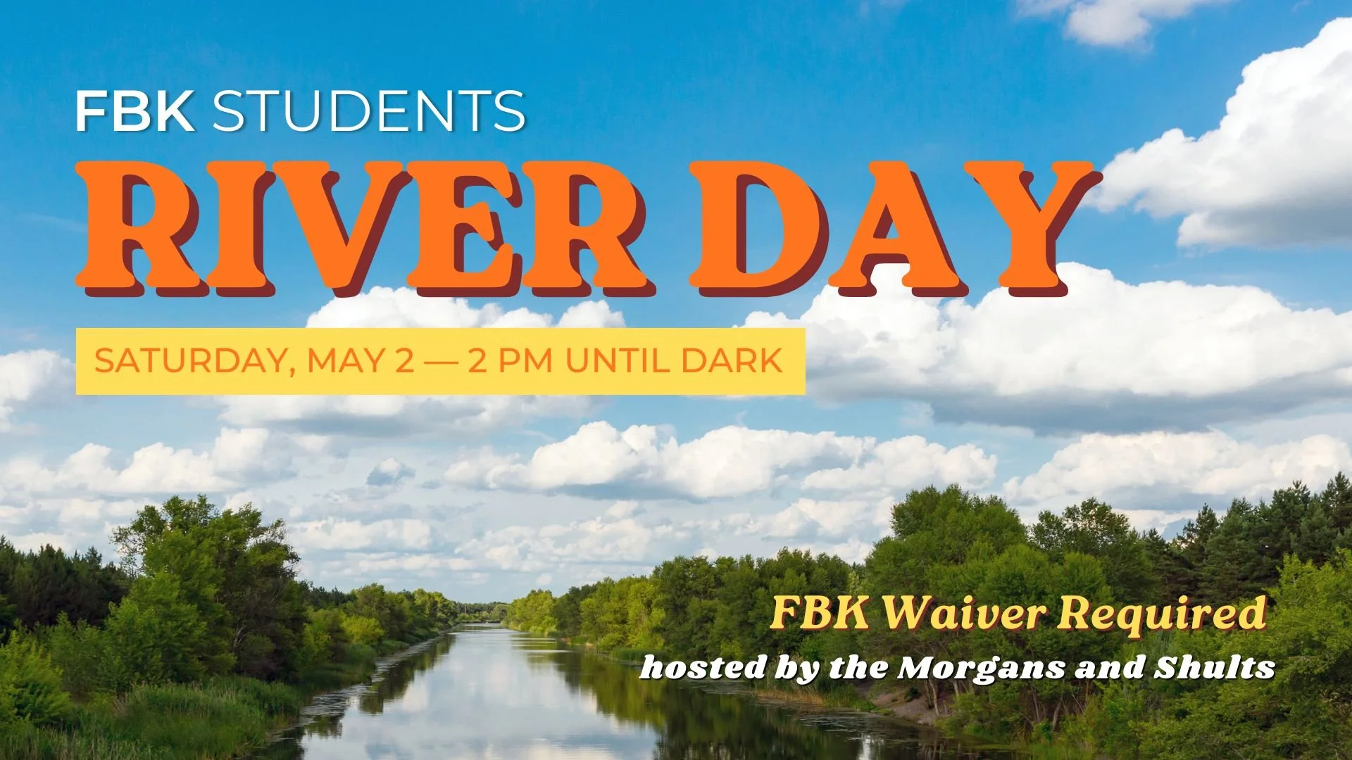 Student Ministry River Day