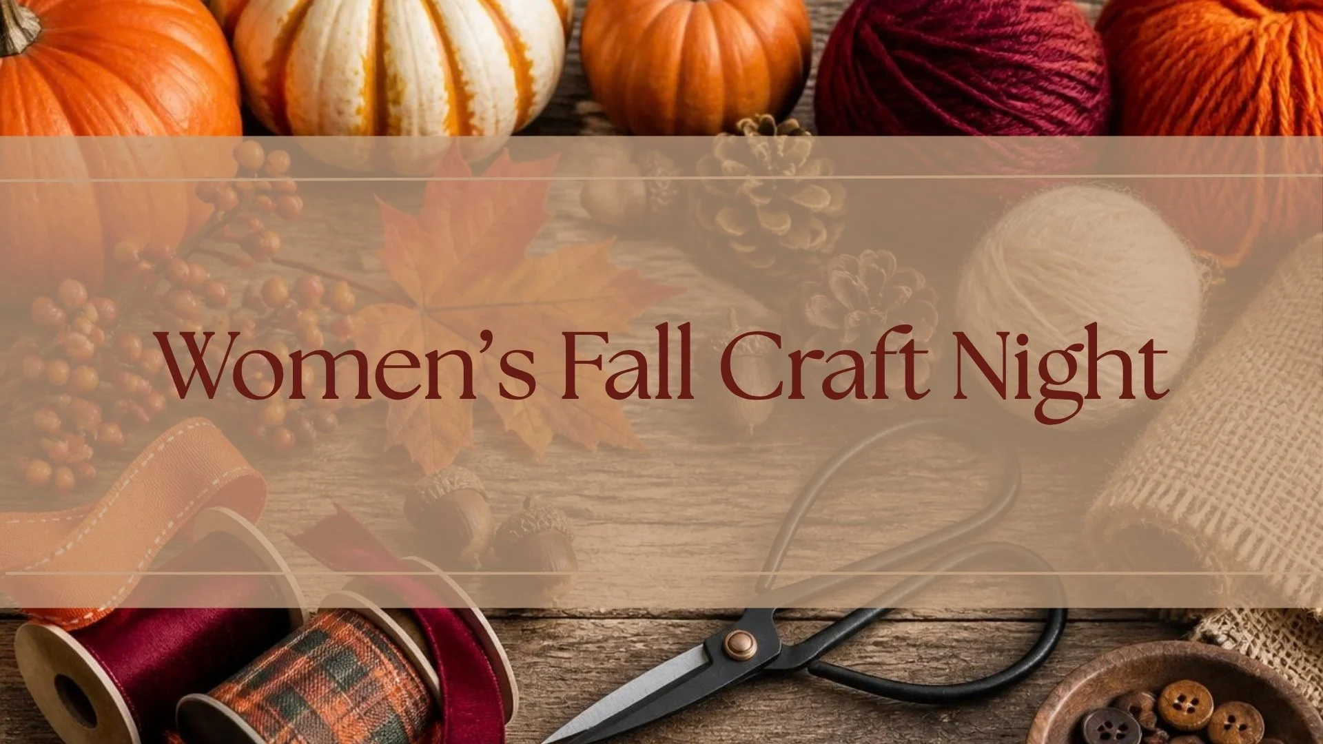 Women's Fall Craft Night