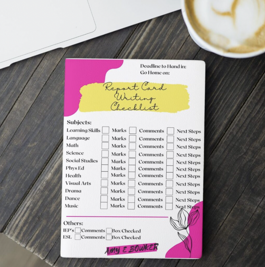 Report Card Checklist