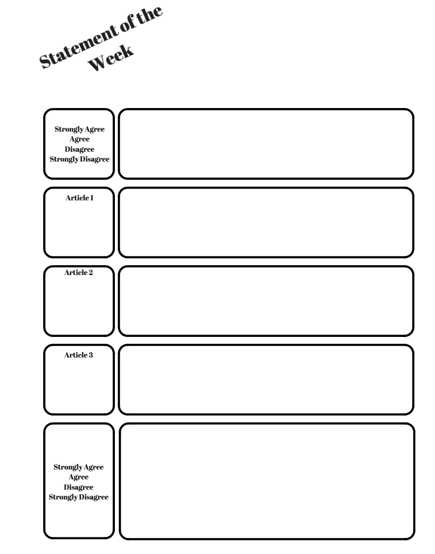 Statement of the Week