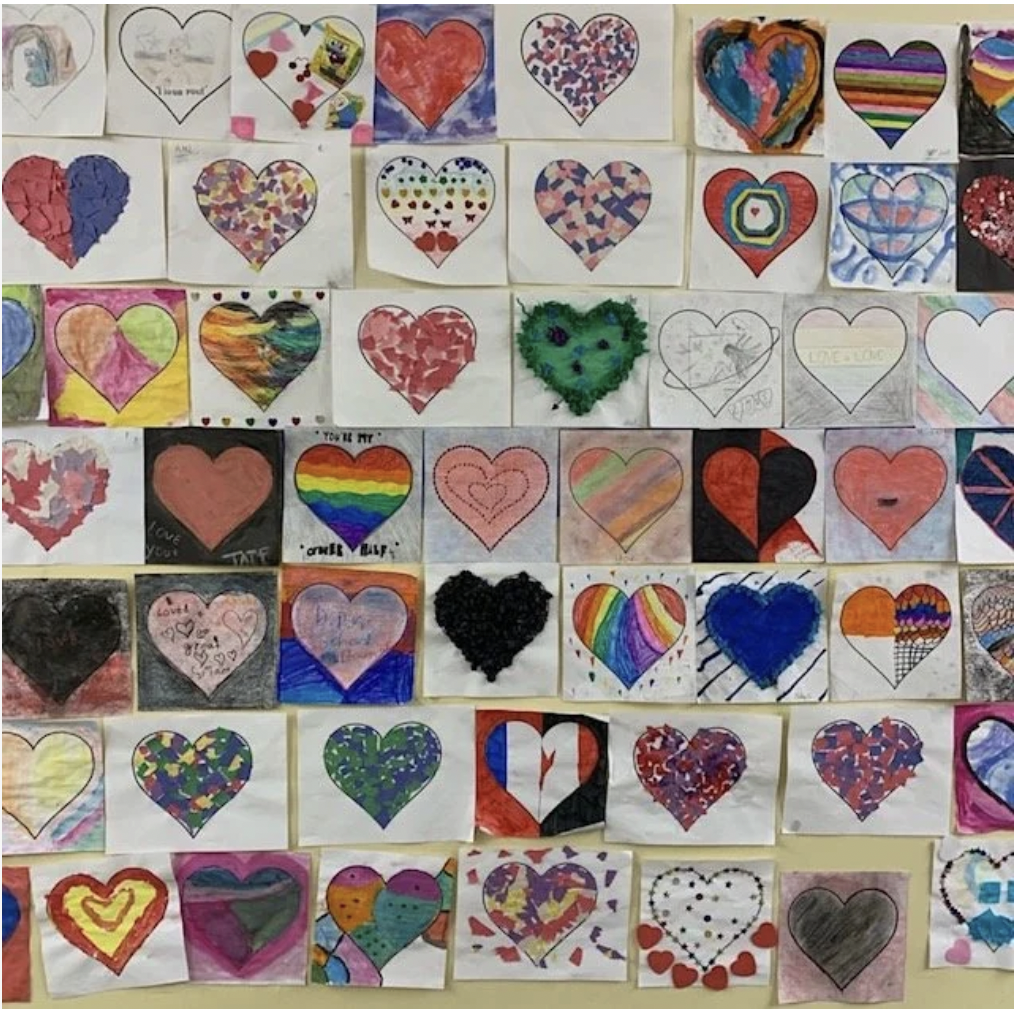 Easiest Collaborative Valentine’s Day Project