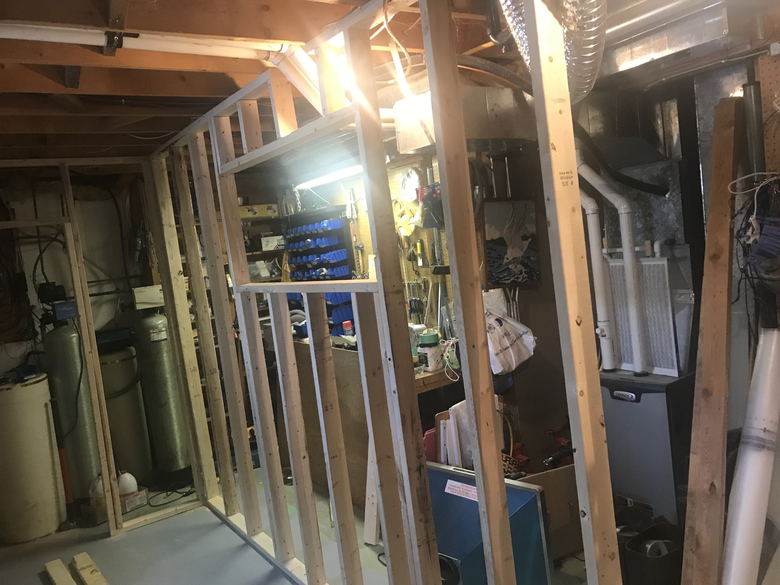 Putting up the walls