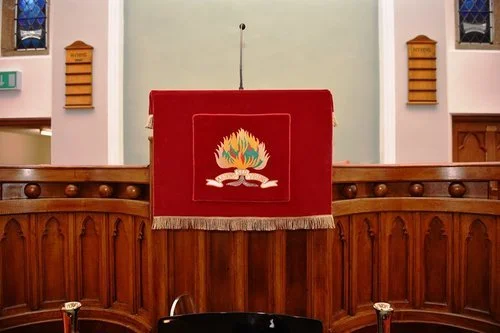 New pulpit fall Dedication 