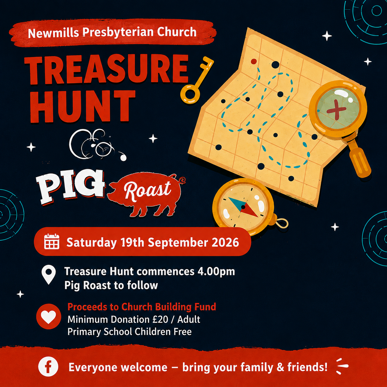 Treasure Hunt and Pig Roast