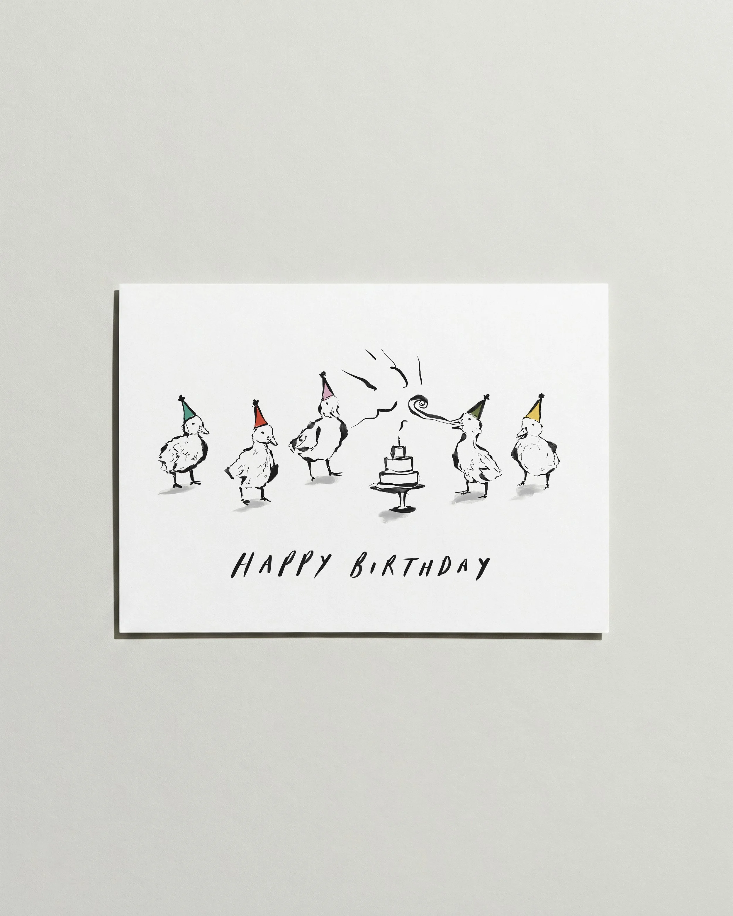 (Pack of 10) Duck Birthday Cards