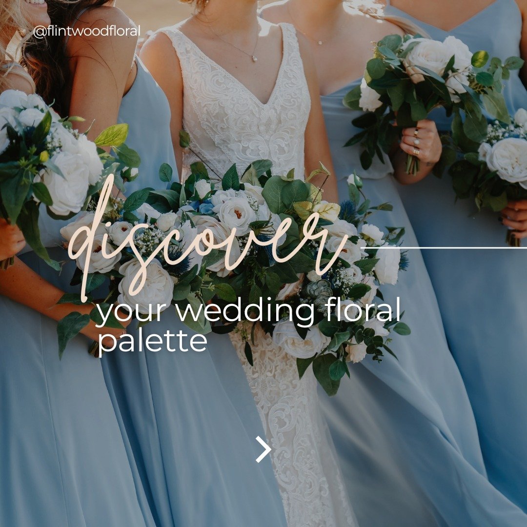 Selecting the perfect palette for your wedding florals can feel like a daunting task. But fear not! We're here to lend a hand with some inspiring ideas. 

Unsure of which palette suits you best? Don't worry&mdash;that's where we come in! Let's naviga