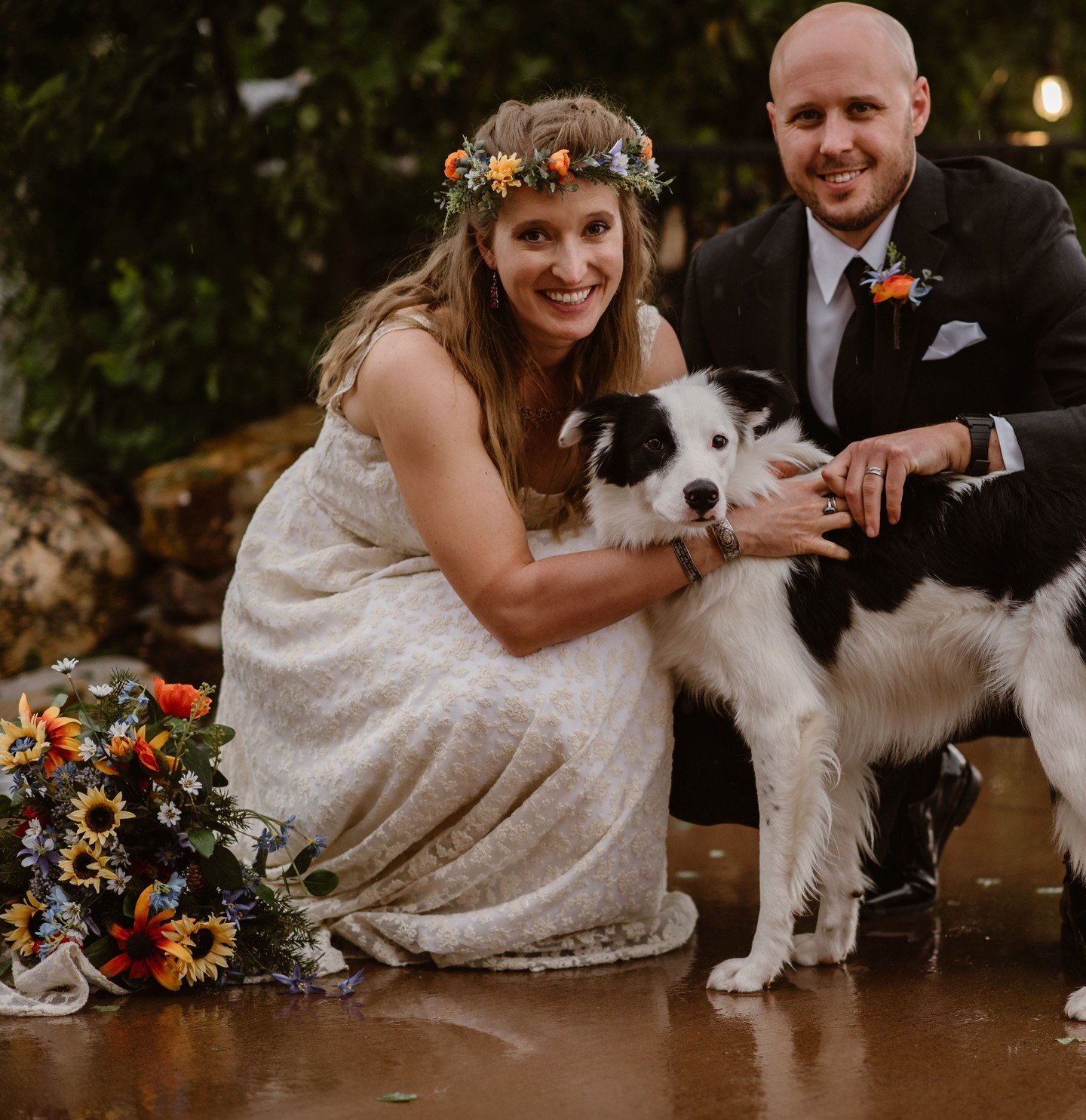 Who said weddings are just for humans? This loyal companion steals the spotlight in this heartwarming moment. Here's to love, laughter, and the joy of celebrating with our beloved four-legged friends! 🐾🤍
&bull;
&bull;
&bull;
&bull;
#dogsinweddings 