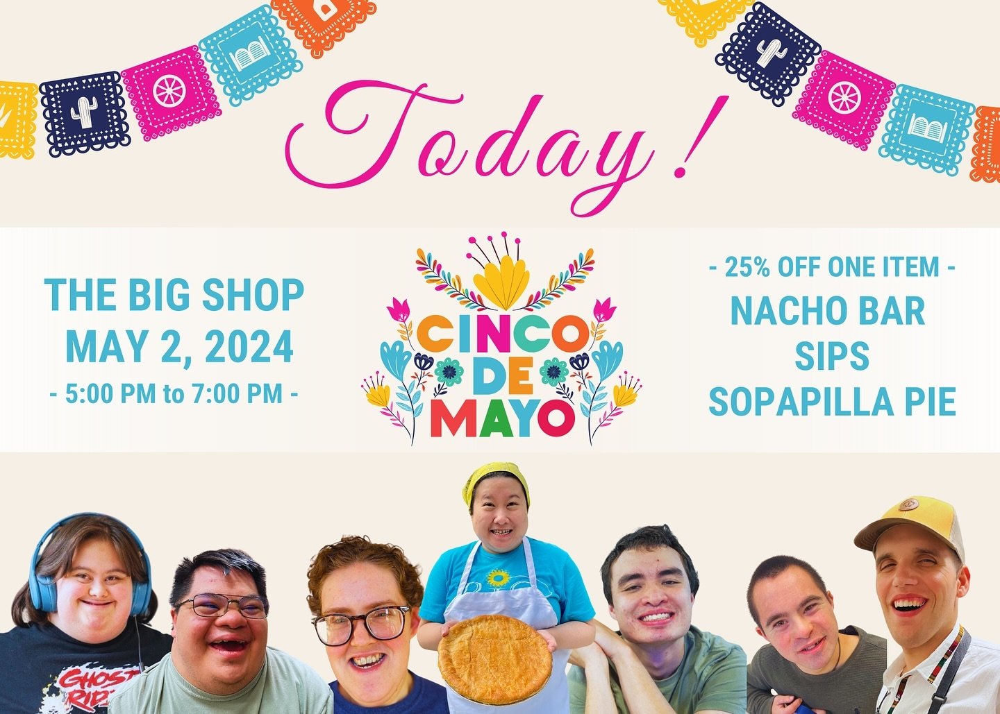 TONIGHT&rsquo;s the night to celebrate Cinco De Mayo in style! 
&nbsp;
Bring your friends tonight from 5 PM to 7 PM for a festive after-hours fiesta at The BiG Shop. Enjoy our nacho bar, sip on refreshing drinks, and treat yourself to samples of our 