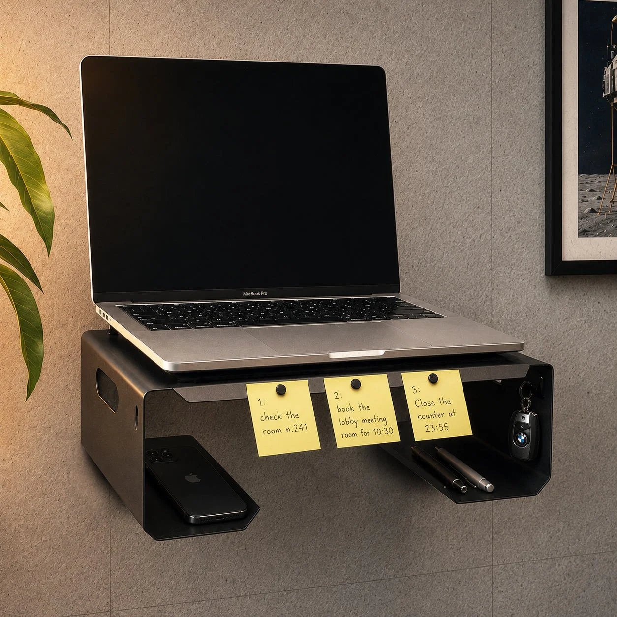 Foundryon Laptop Riser `Arcus Wand´