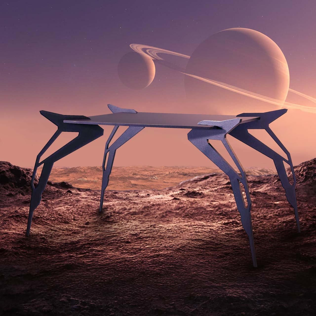 Steel Landing Platform for Everyday Objects