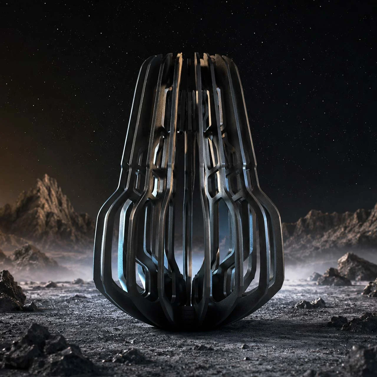 Foundryon Vessel 29 - Sculptural Table Object for Ultra Modern Interior