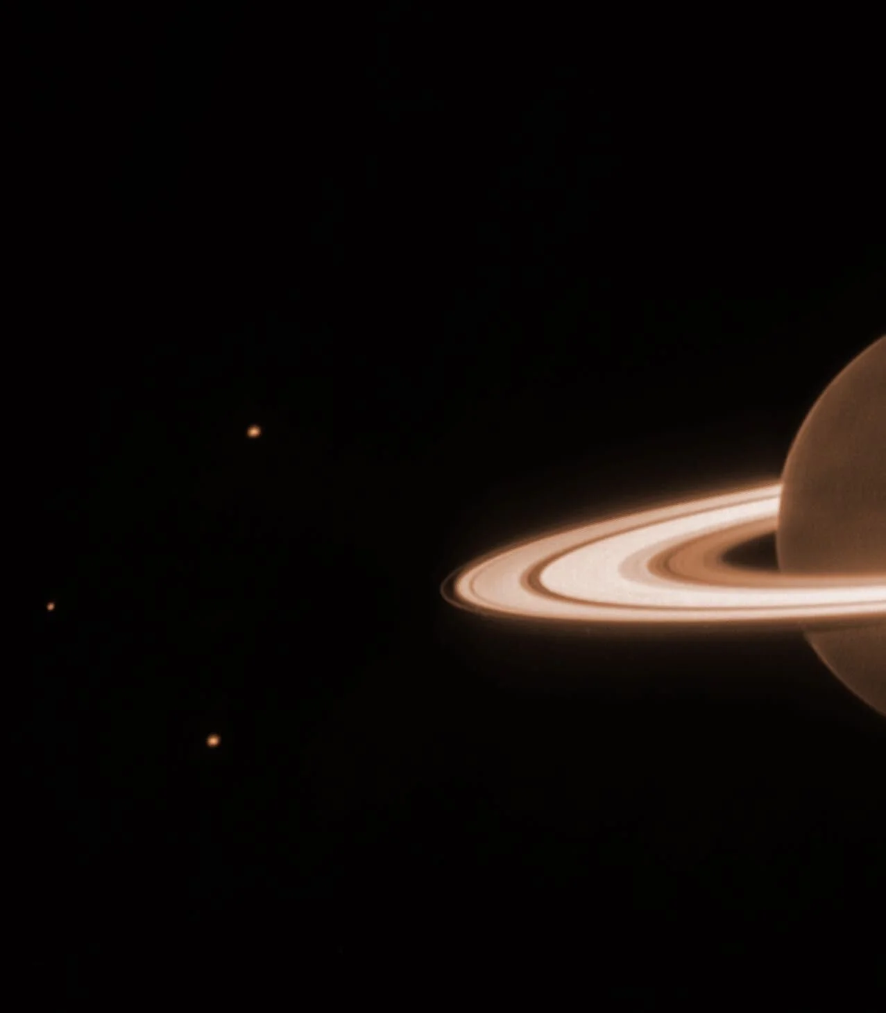 Beyonce said, if you like it then you should've put a ring on it... well, Saturn came with its own rings! 🪐⁣ Here is a repost from @NASA: The James Webb Space Telescope's first near look at Saturn. The planet appears extremely dark at this wavelengt