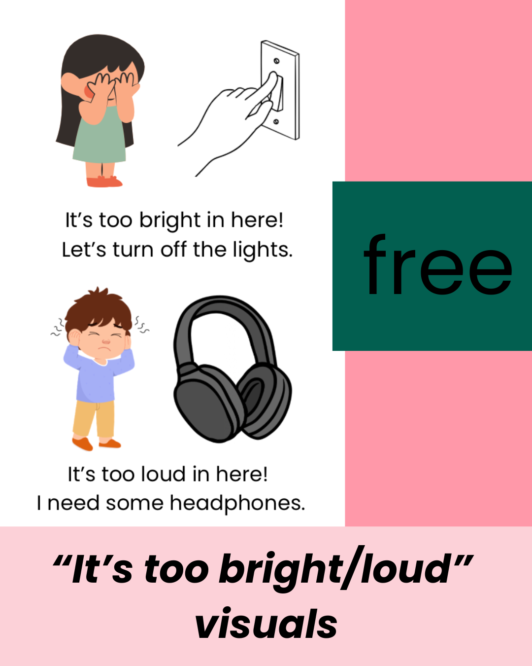 "It's Too Loud/Bright" Visuals