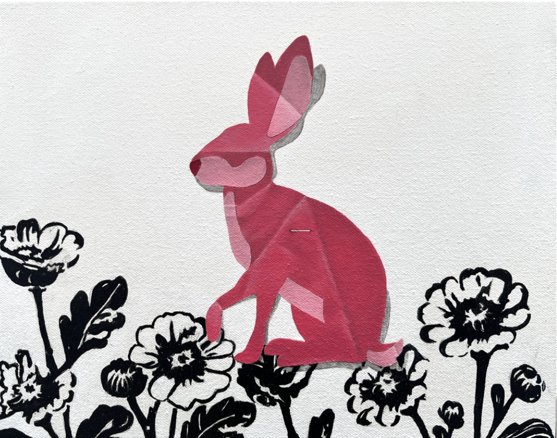 Black Tailed JAckrabbitt among desert marigolds.png