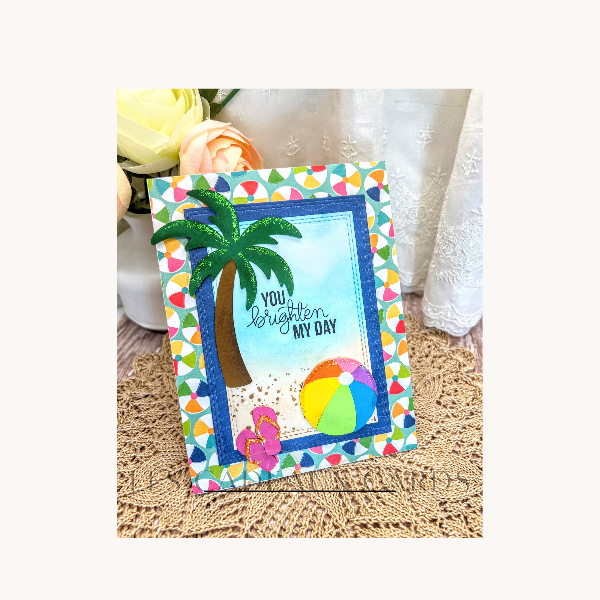 Beach Fun Card Using My Cricut Maker