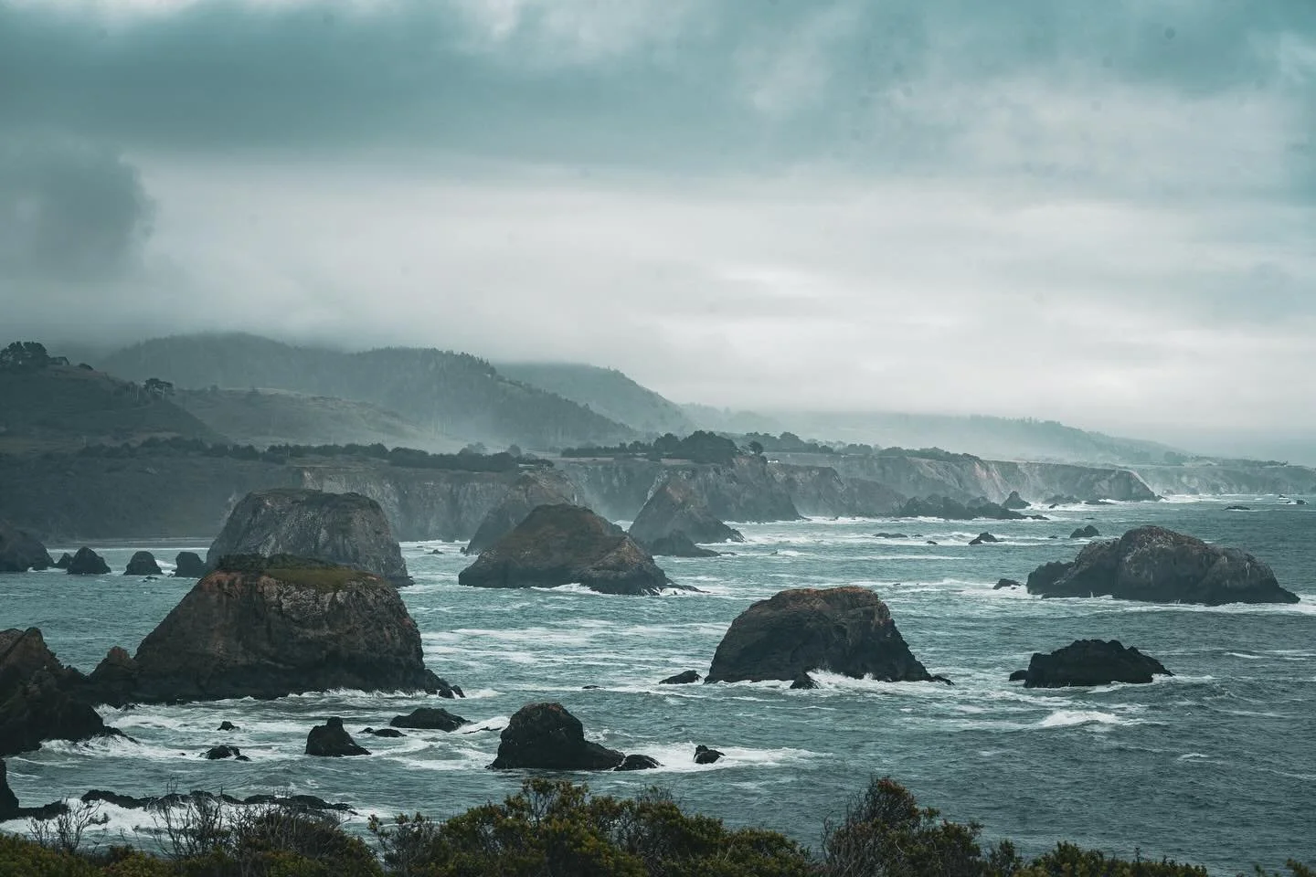The northern coast&mdash;where fog, wind, and sea carve the land into something ancient and eternal. Every wave feels like a memory trying to return home.

#northerncalifornia #pacificcoast #seascapephotography #mistymornings #coastallandscape #ocean