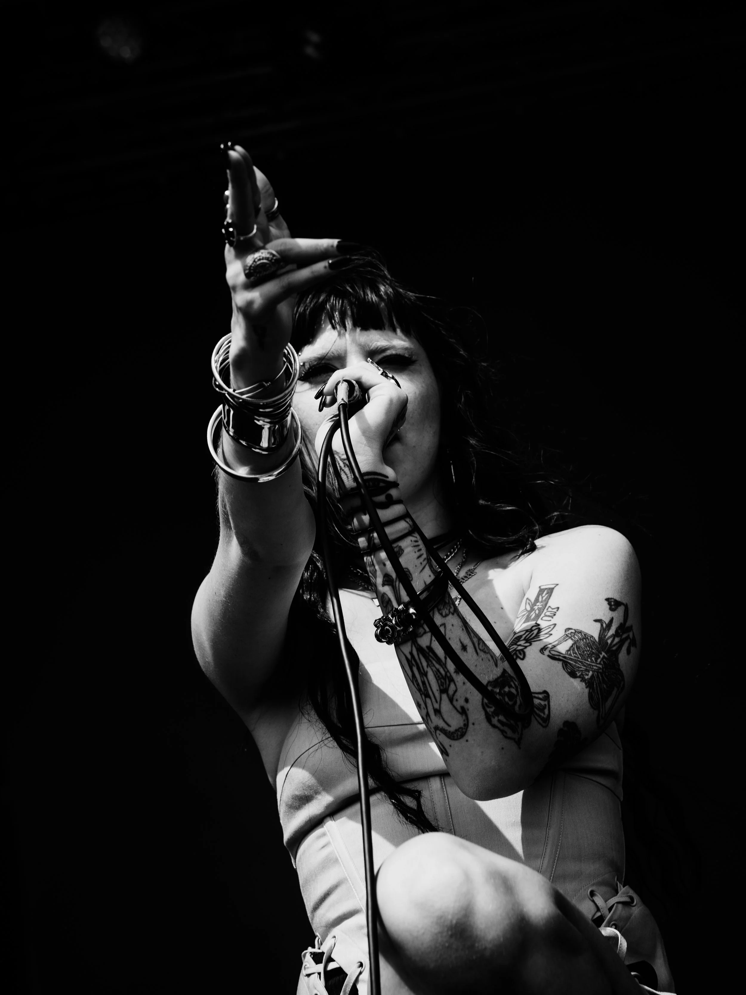 King Mala at Party in the Paddock