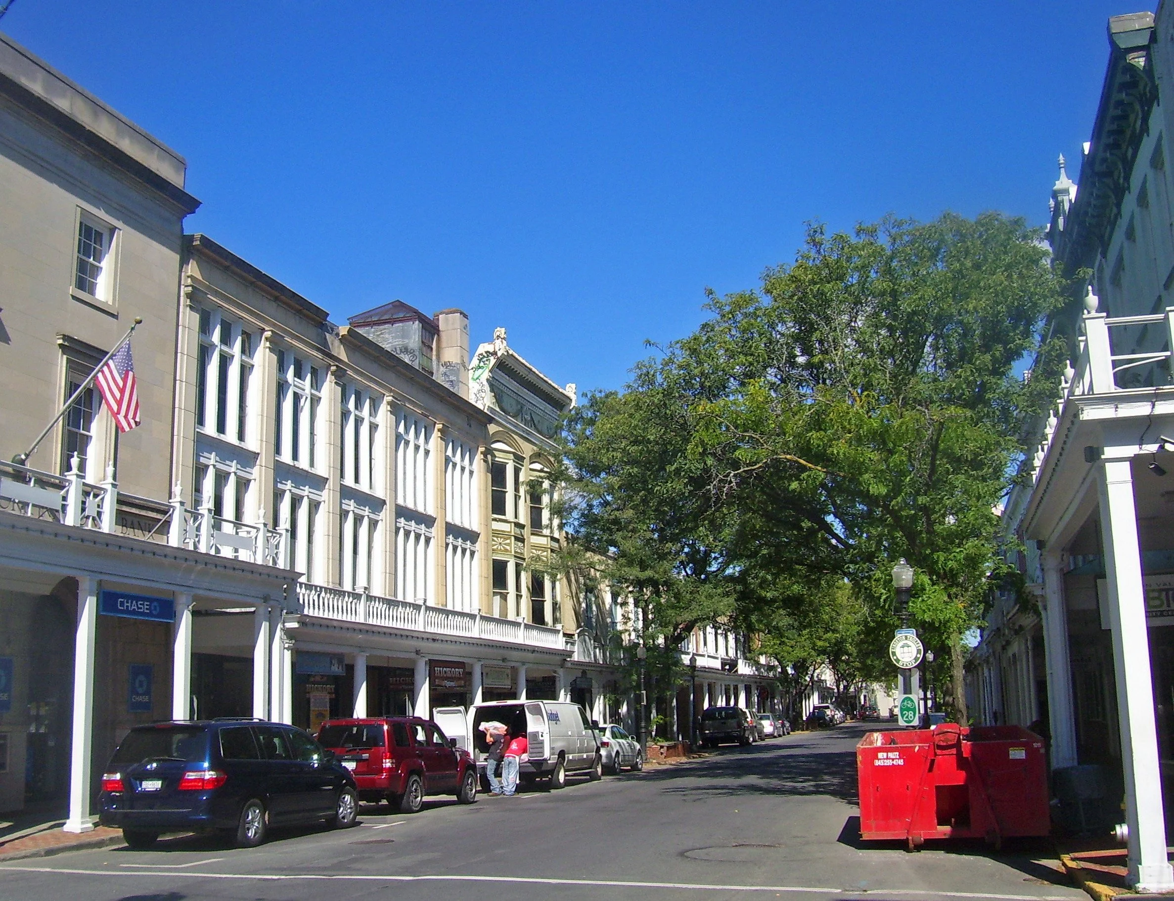 kingston new york stockade district beautiful trees
