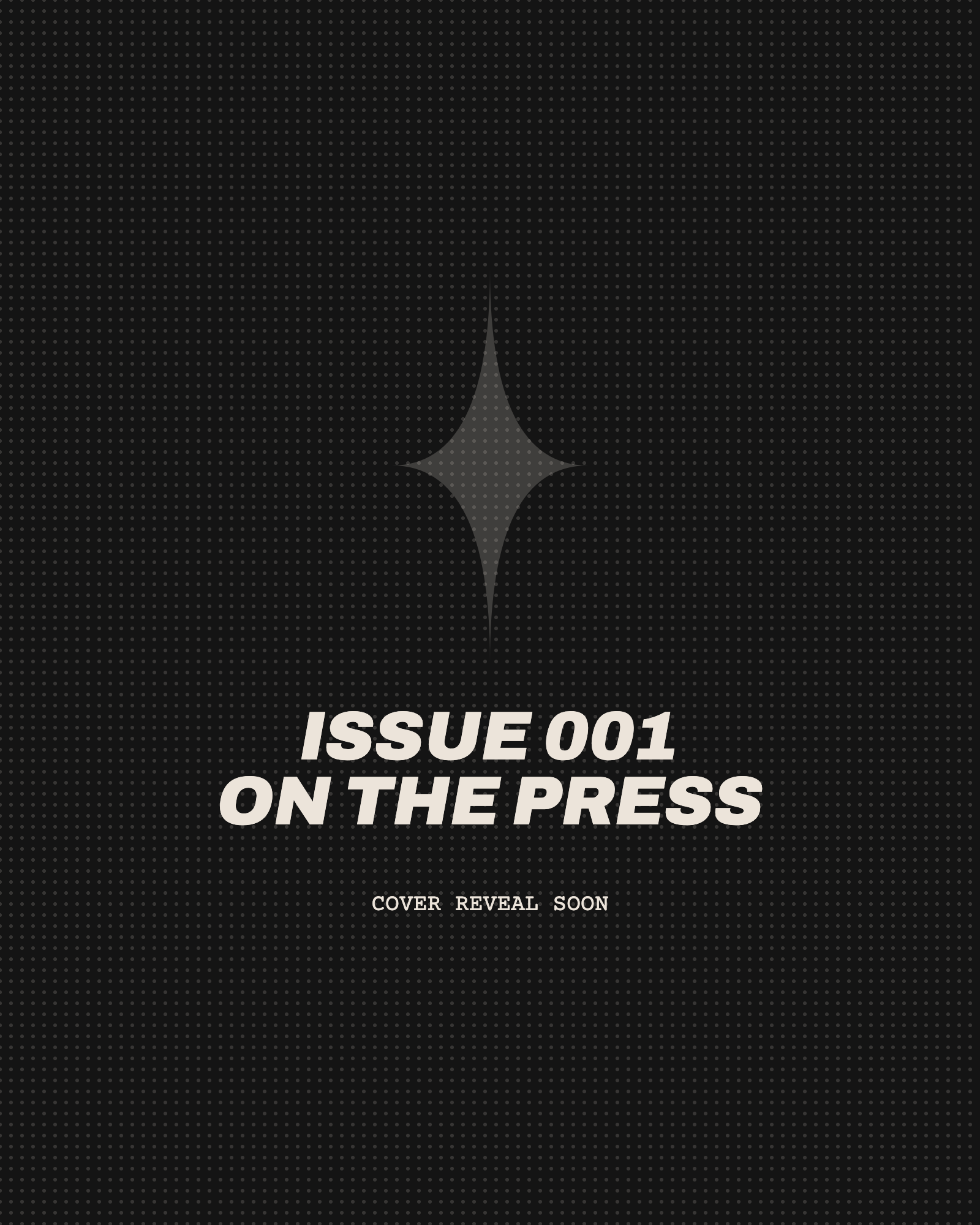 Part Time Famous Magazine Issue 001 cover, coming soon