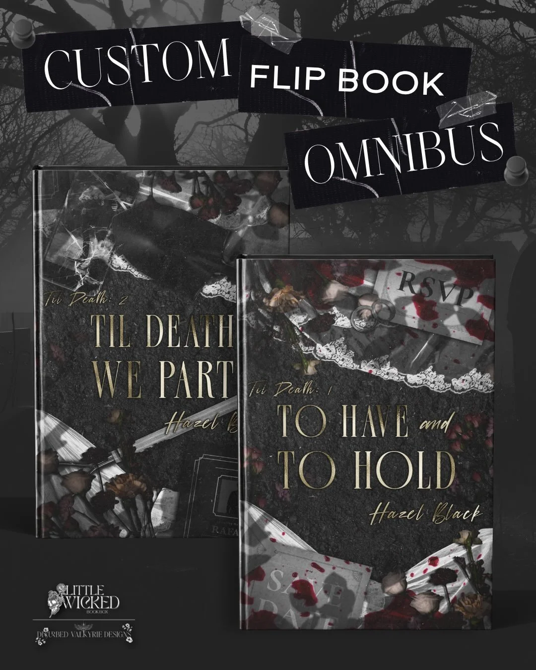 Signing Exclusive Cover Reveal @littlewickedbookbox &mdash; Featuring @authorhazelblack &mdash; 'Til Death' Omnibus 🪦

&bull;&bull;&bull;

You guys know that meme where it's the lizard/chameleon (??) screaming and waving his arms? Yeah, that's me ri