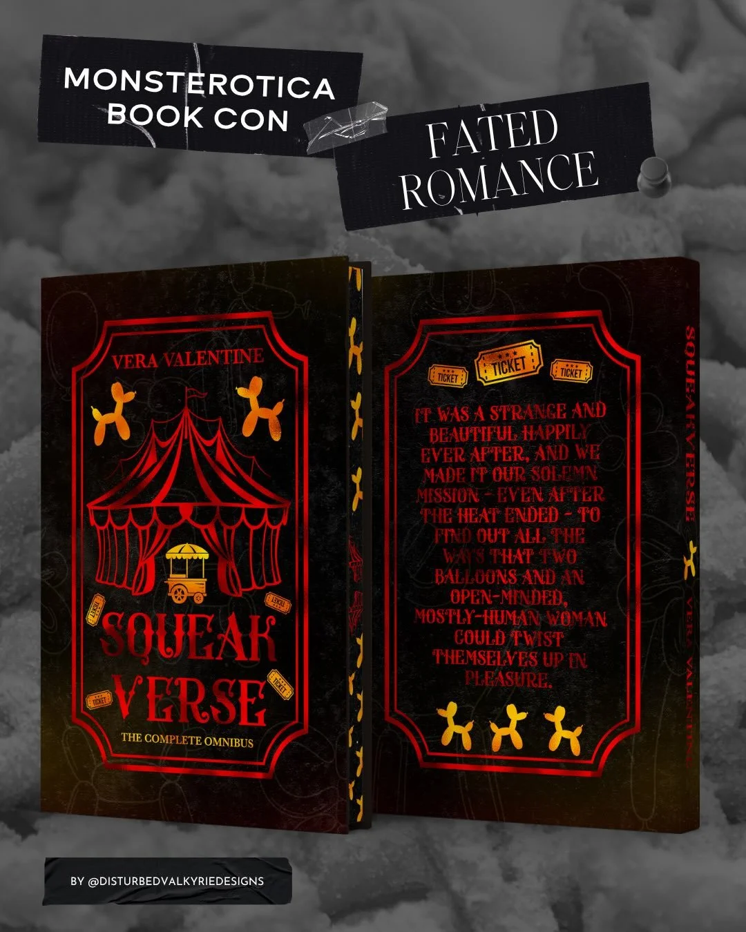 Exclusive @fatedromance Book Box Cover Reveal for @monsteroticabookcon &mdash; Featuring @veravalauthor &mdash; 'Squeakverse Omnibus' 🤡

&bull;&bull;&bull;

In honorrrrr of it being Monstererotica weekend, I fear I must share this gorgeous edition I
