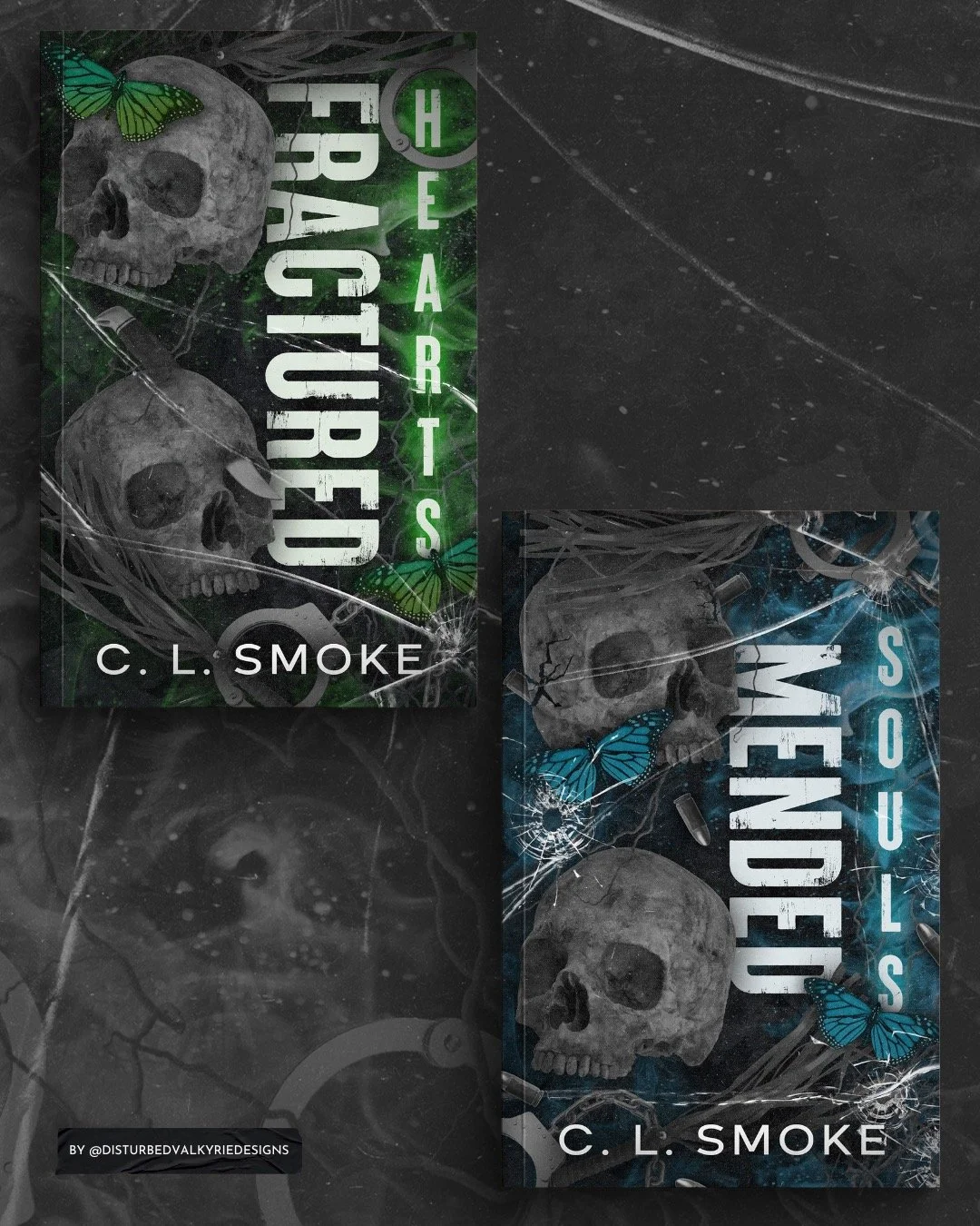Cover Reveal 🦋 Fractured Hearts &amp; Mended Souls by @authorclsmoke 

&bull;&bull;&bull;

HAPPY PRIDE MONTH FOLKS! Of course, the very first post for pride month has to be ✨pride✨

From being the designer of the debut covers, to now being the desig