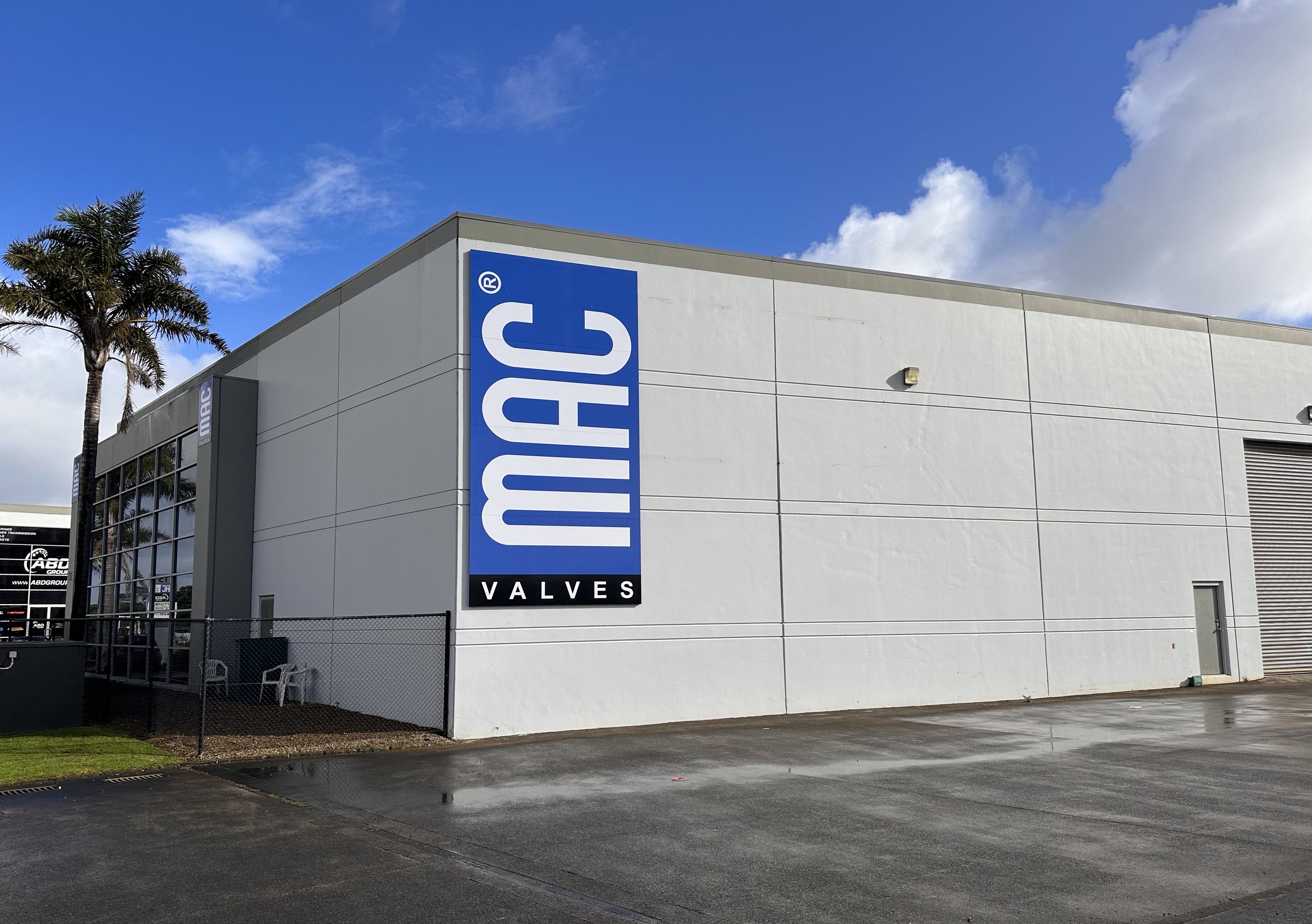 Exterior of MAC Valves Pacific, Wiri, Auckland, New Zealand.