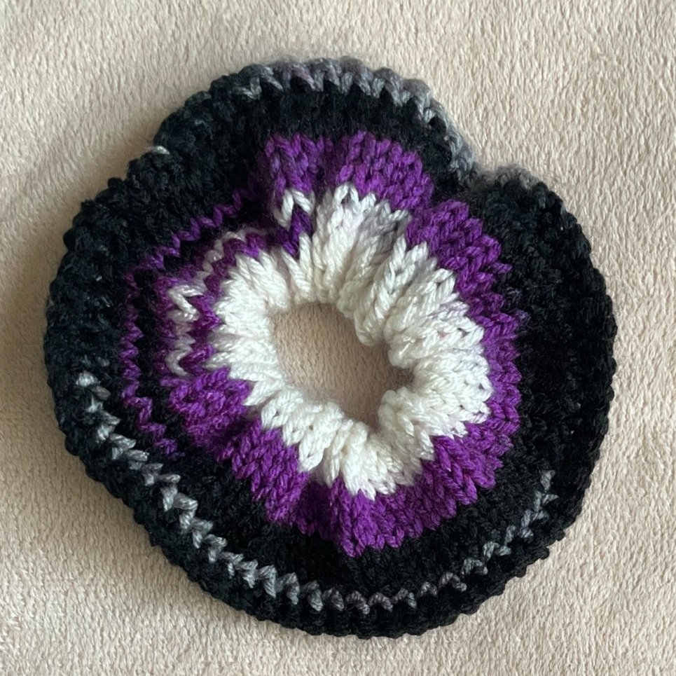 Demi Pride Knitted Scrunchie