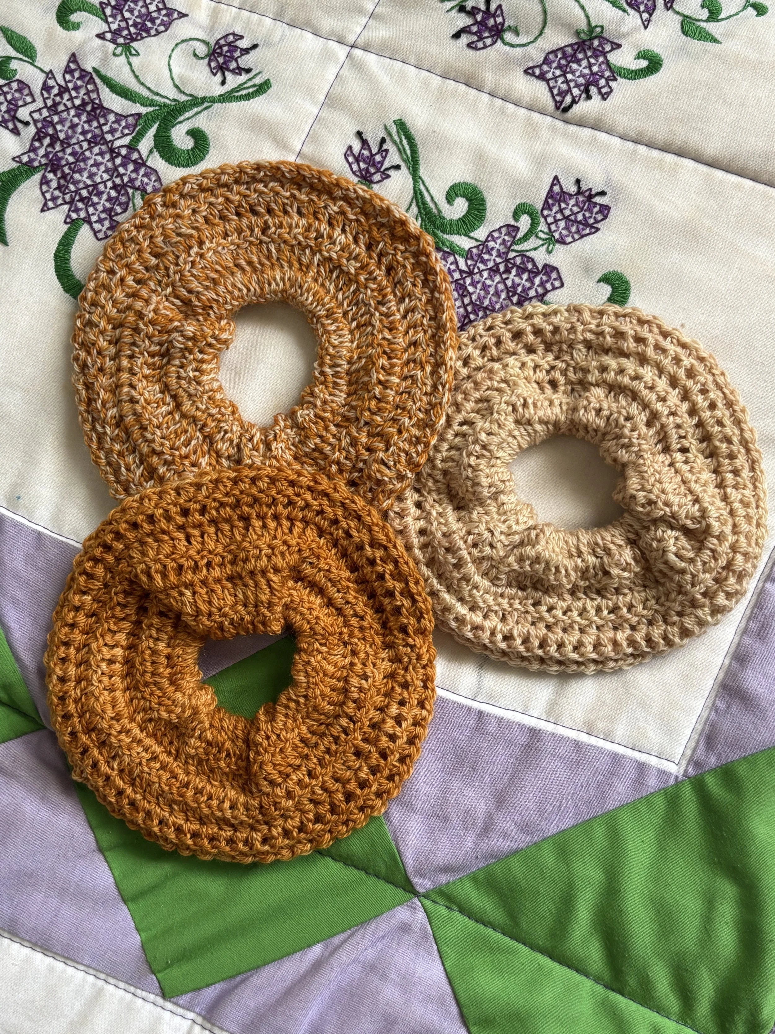Desert Bundle Superwash Merino Scrunchies