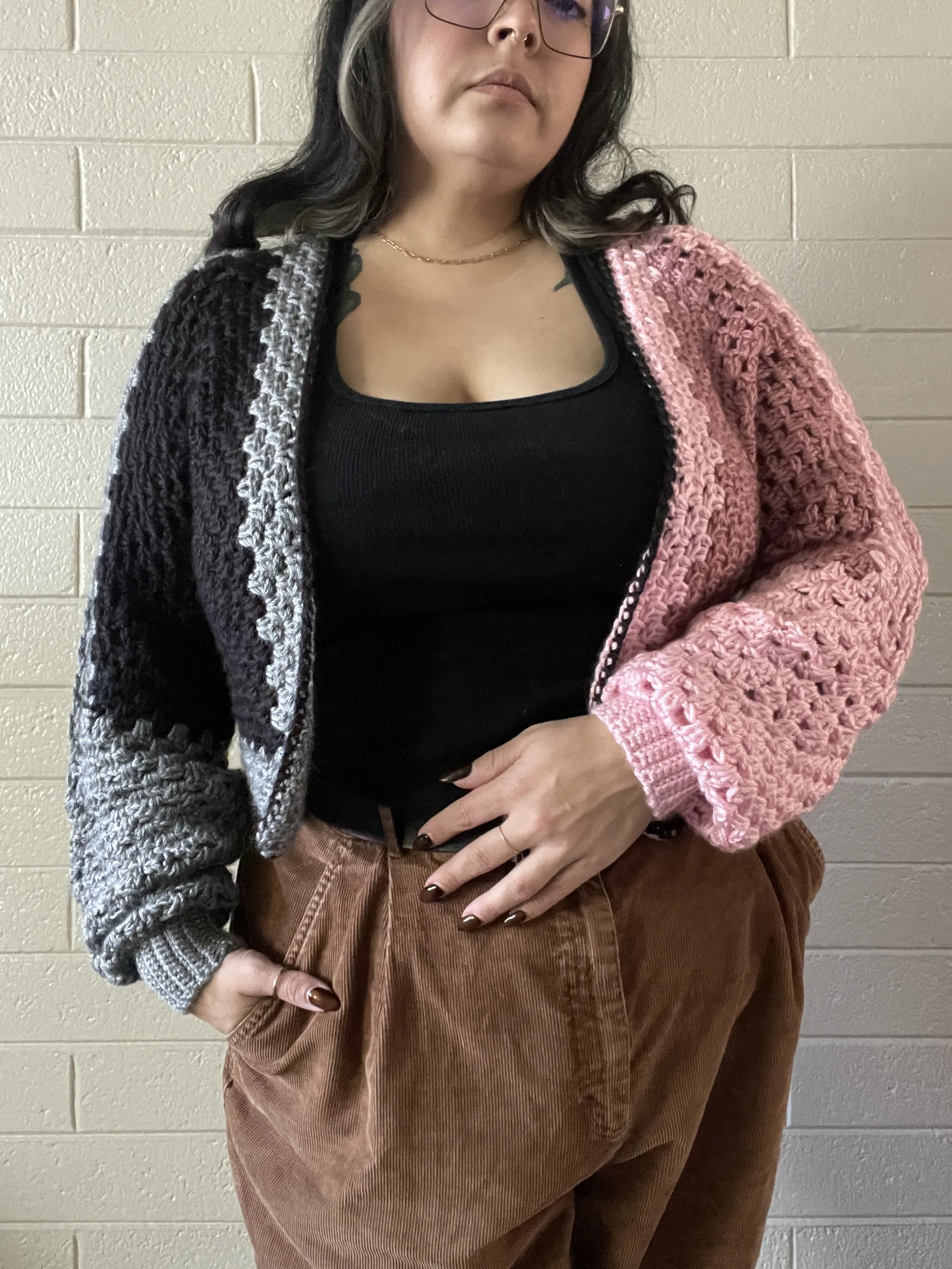 Duality Hexagon Sweater Size S