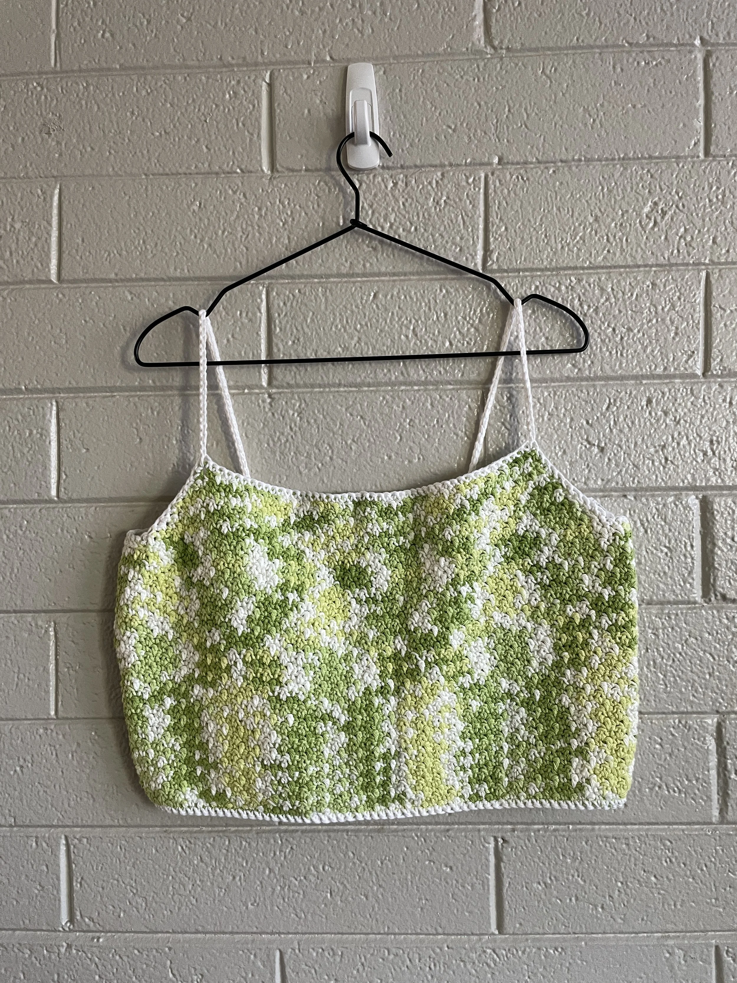 Green Vines Bralette Size 3XL