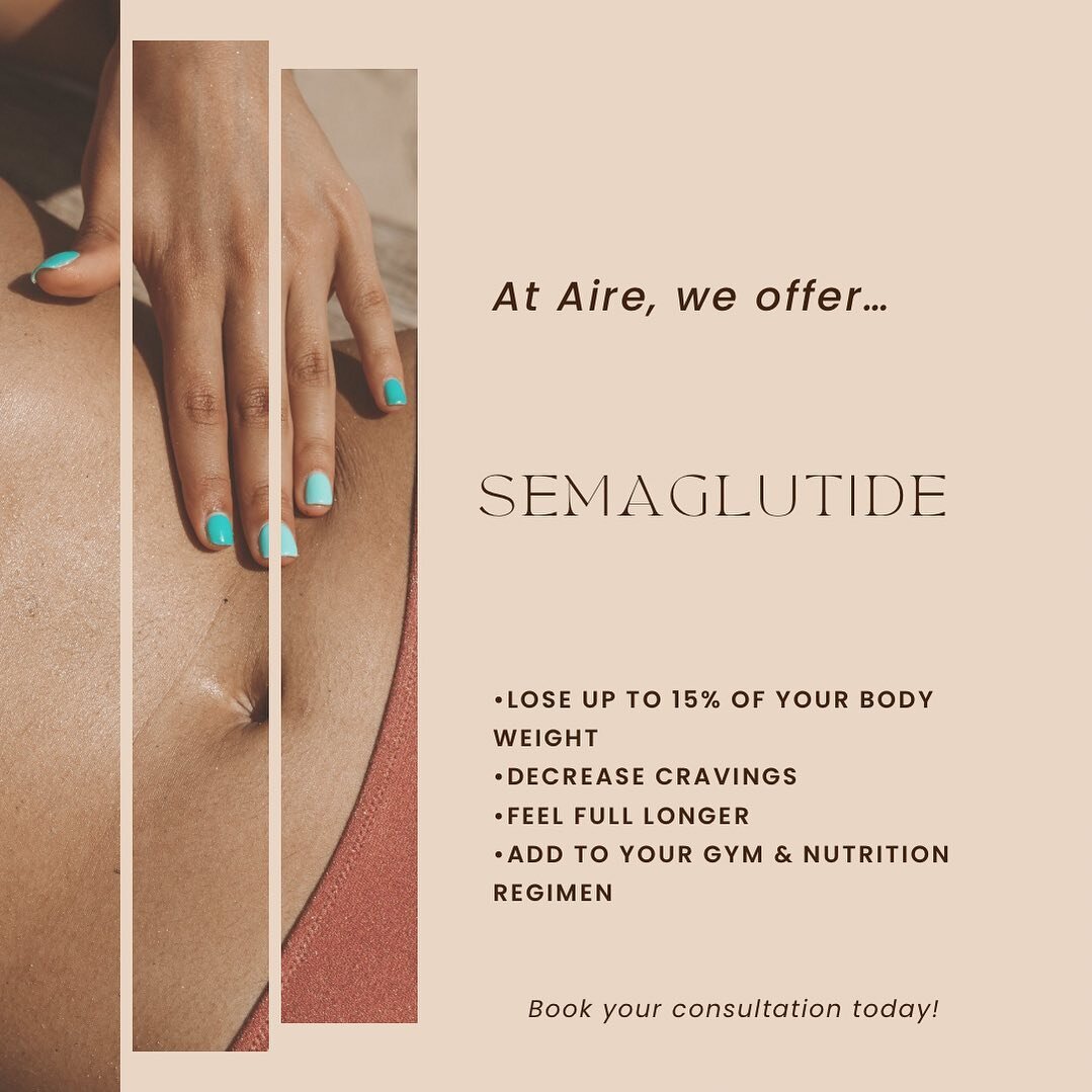 Looking to lose weight? Come in for you free consultation for Semaglutide (Ozempic)💪🏼 It is FDA approved for weight loss &amp; it can help you lose up to 15% of your body weight. Studies also show that it helps reduce cravings &amp; make you feel f