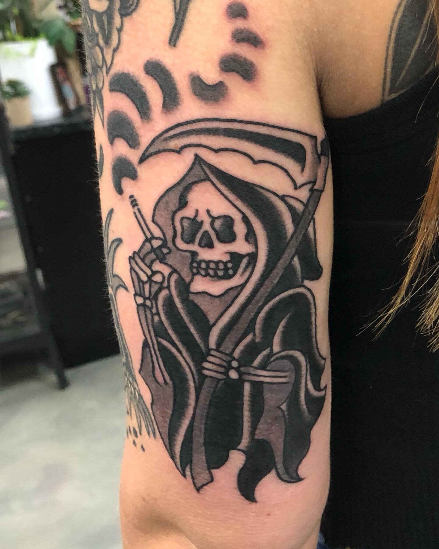 Takin five from takin lives 😮&zwj;💨 thanks Jess (and Happy Birthday!) made at @wa.ink.tattoo DM for tatts 💀