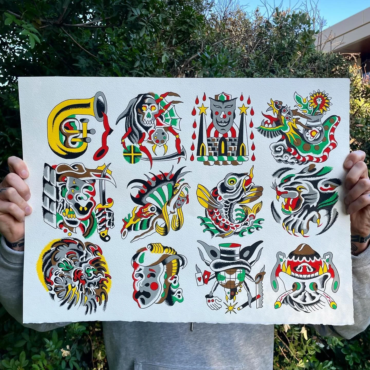 NU 4 U 👁️🧠👁️
Colour for your consideration 🫲🫲
Or keep it monochromatic 🫱🫱
Time always👂
@wa.ink.tattoo