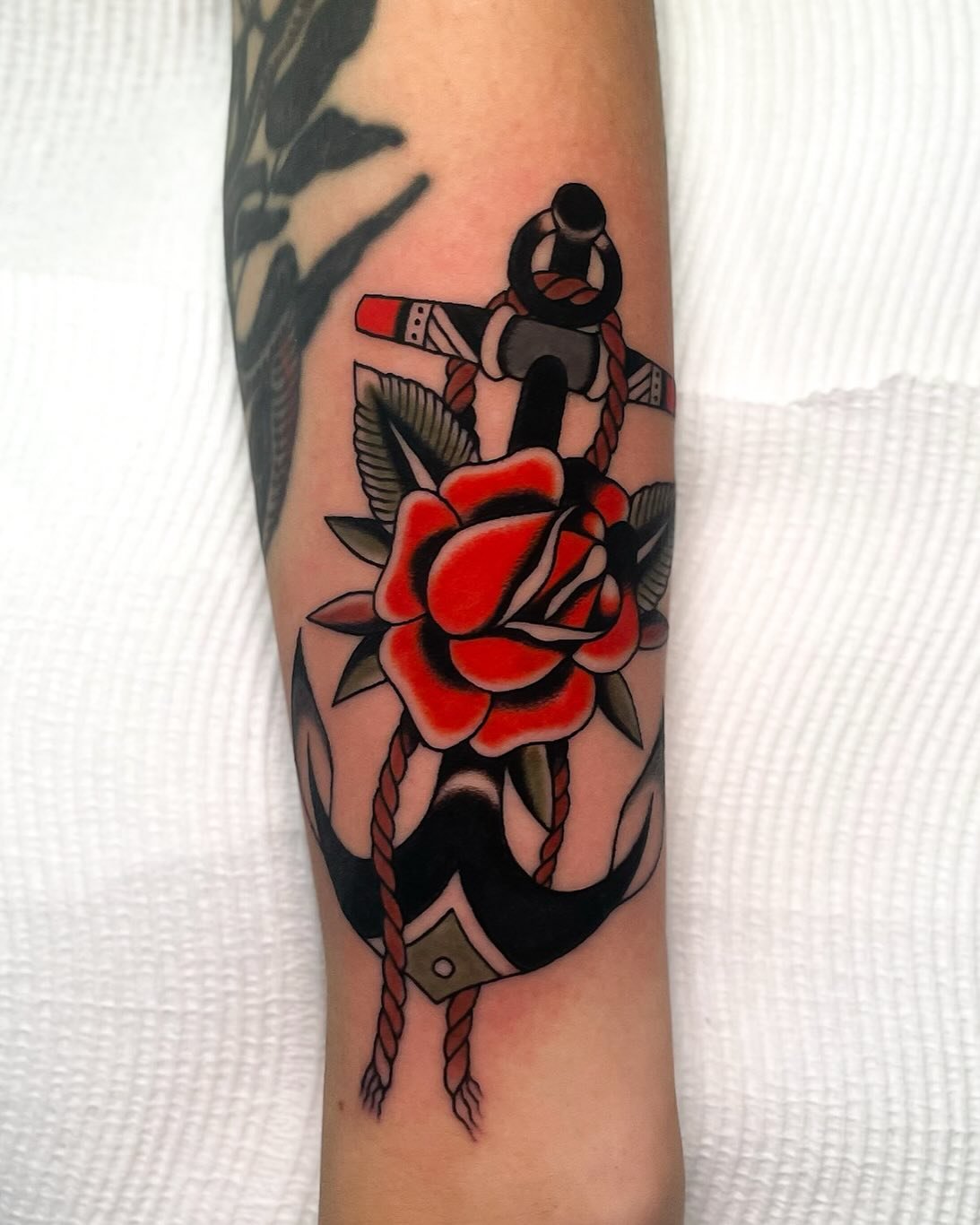 A very Fremantle tattoo for Ash today. Thanks you again, always a pleasure! β
β β
Made at @wa.ink.tattoo